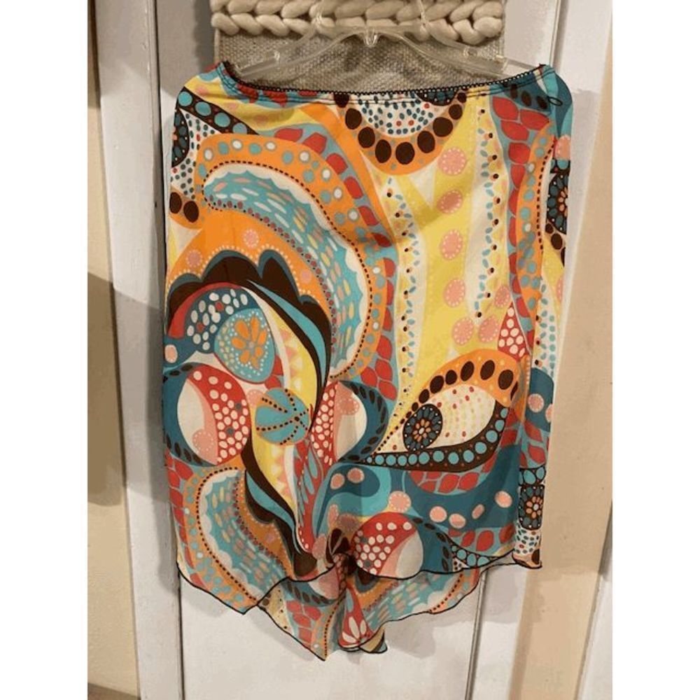 Heart Soul retro print skirt